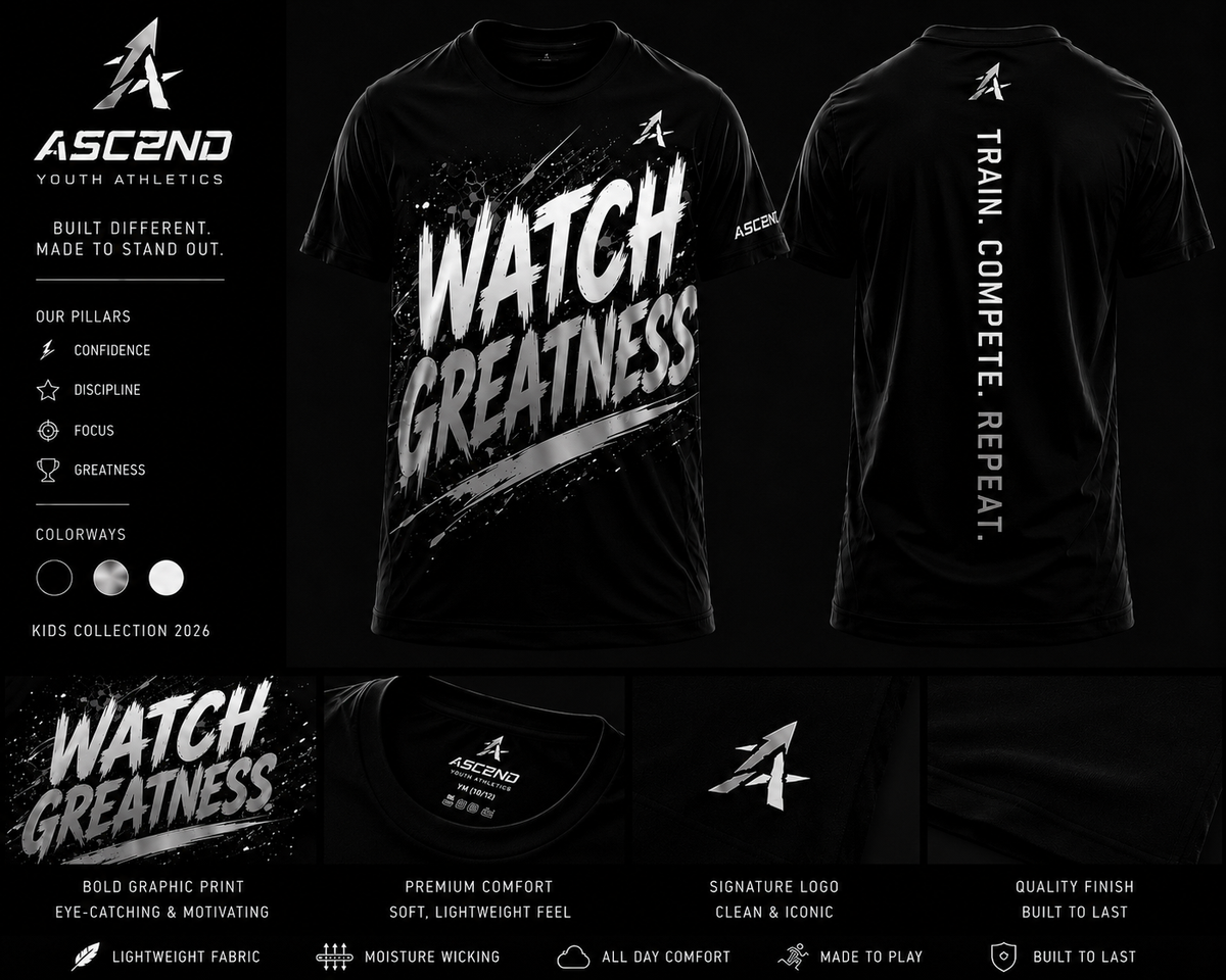 Watch Greatness Adult T-Shirt