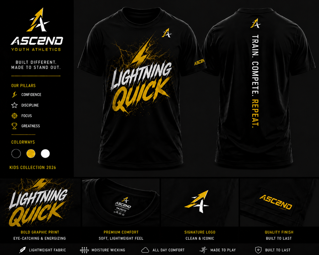 Lightning Quick Youth t-shirt